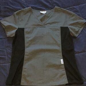 Grey Mobb Scrub Set, Size Medium